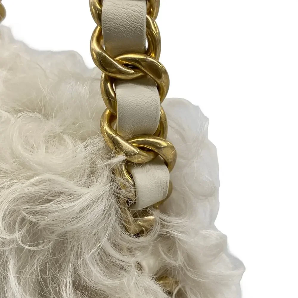 Chanel Shoulder Bag Lambskin Fur - Picture 15 of 16